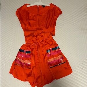H&M Vibrant Orange Romper